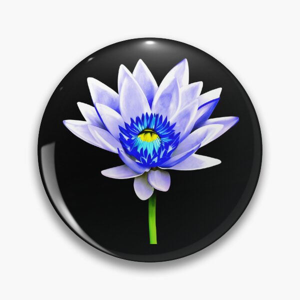 Item preview, Blue lotus flower artwork designed and sold by gramizzia.