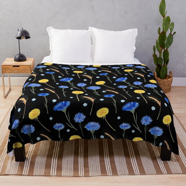 Item preview, Yellow Dandelions and Blue Cornflowers designed and sold by silviaol.