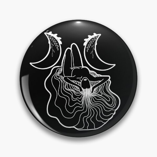 Item preview, Triple Moon Goddess - A spiritual illustration designed and sold by Annalee Beer.