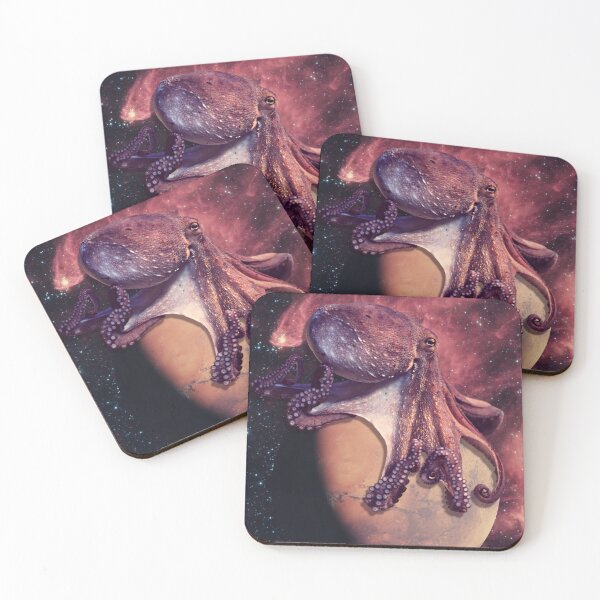 Item preview, Red Octopus on Mars During a Supernova designed and sold by Caregiverology.