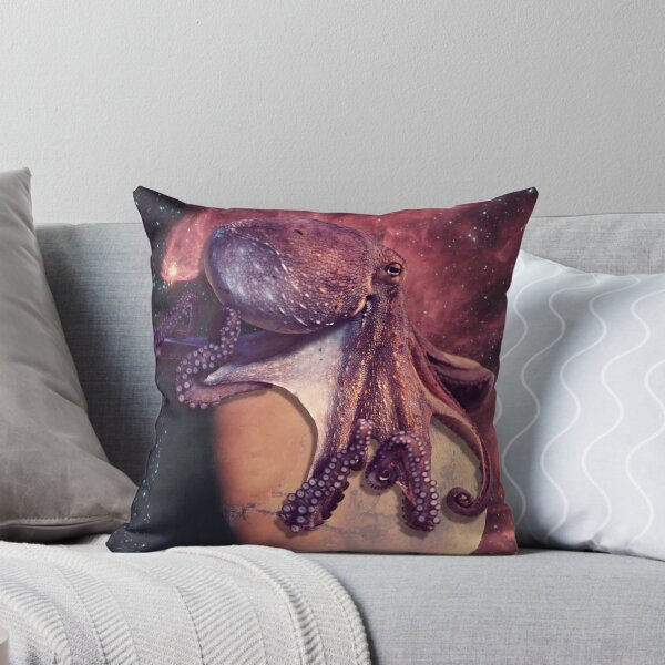 Item preview, Red Octopus on Mars During a Supernova designed and sold by Caregiverology.