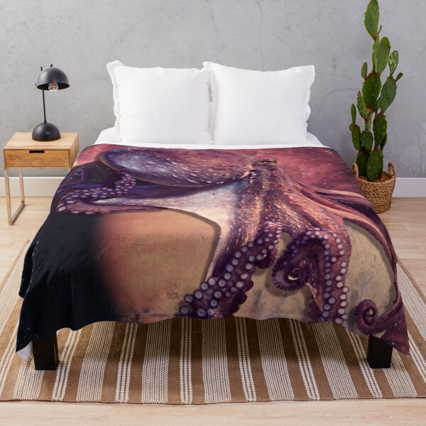 Item preview, Red Octopus on Mars During a Supernova designed and sold by Caregiverology.