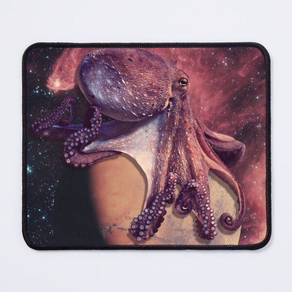 Item preview, Red Octopus on Mars During a Supernova designed and sold by Caregiverology.