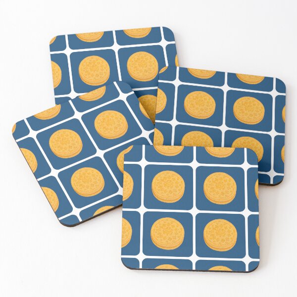 Item preview, Golden Cookie Dunked in Blue (bite-sized) designed and sold by joaquin-waqueen.
