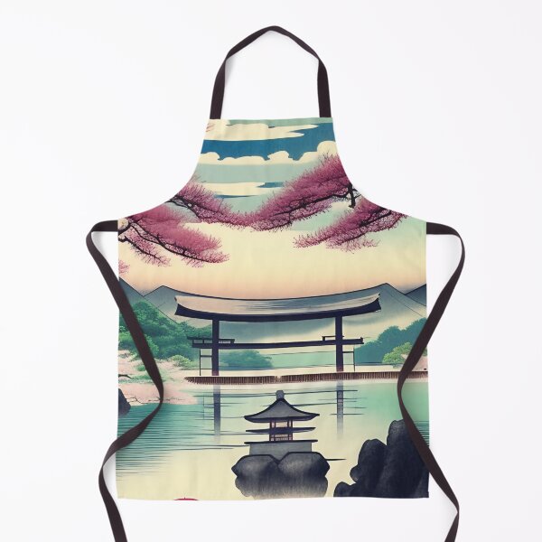 Item preview, Traditional Japanese Landscape designed and sold by Ellen Davis.