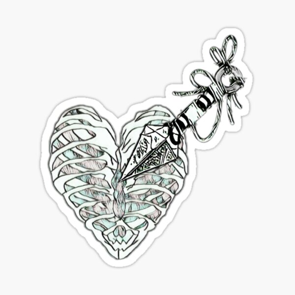 Item preview, The wounded heart designed and sold by Shubatdesigns.