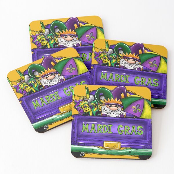 Item preview, Mardi Gras pick up truck designed and sold by LeJeuneGifts.