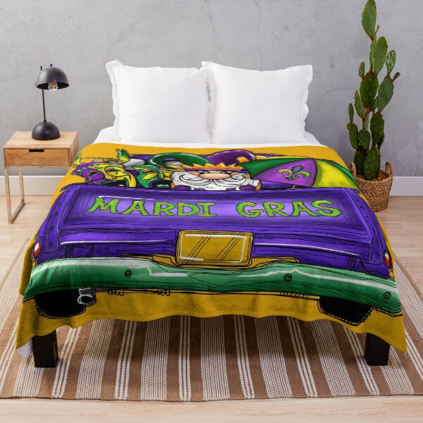 Aperçu de l'œuvre Camionnette Mardi Gras créée et vendue par LeJeuneGifts.