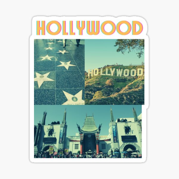 Hollywood, California: Hollywood Sign Sticker