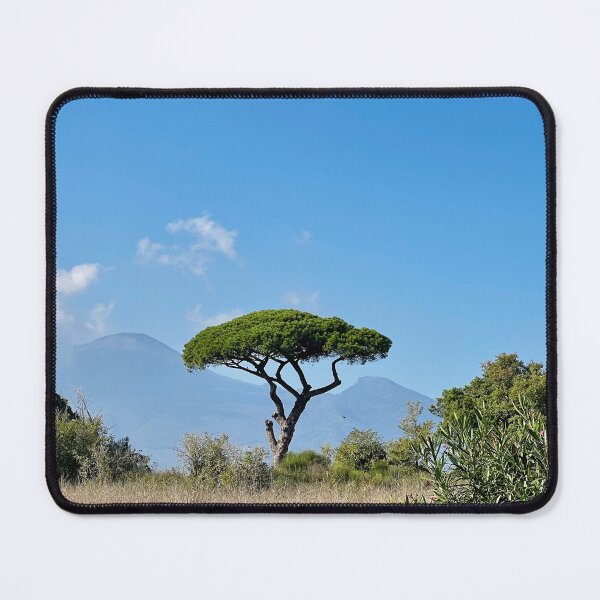 Item preview, Solitary Tree in front of Mount Vesuvius designed and sold by SunnyDesignsCo.