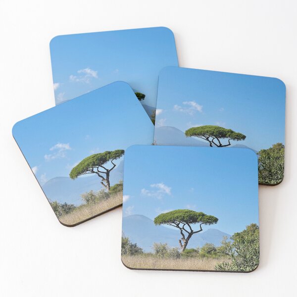 Item preview, Solitary Tree in front of Mount Vesuvius designed and sold by SunnyDesignsCo.