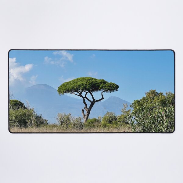 Item preview, Solitary Tree in front of Mount Vesuvius designed and sold by SunnyDesignsCo.