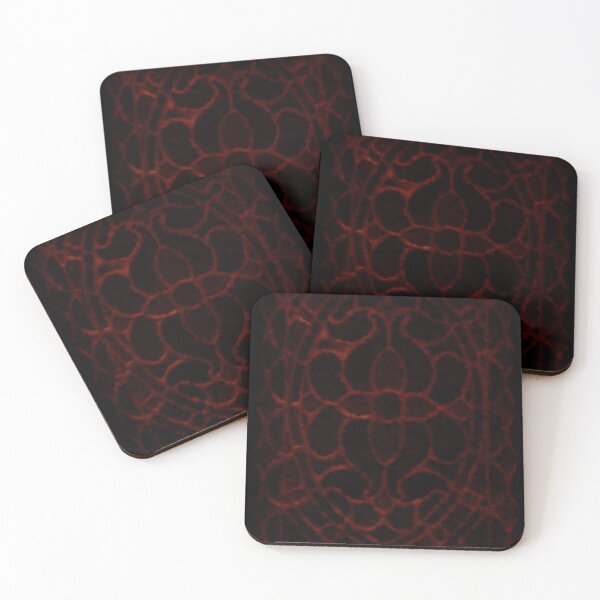 Item preview, Ventana de iglesia gótica Diseño negro y rojo anaranjado fuego oscuro de Veda designed and sold by kattakitty.