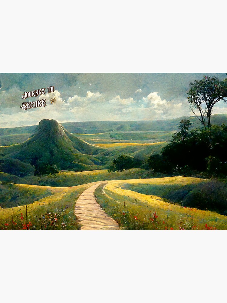 Thumbnail 2 of 2, Greeting Card, Peaceful Plains designed and sold by JourneytoSecure.