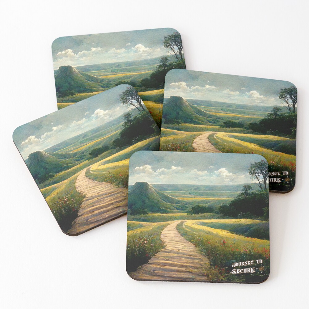 Item preview, Coasters (Set of 4) designed and sold by JourneytoSecure.