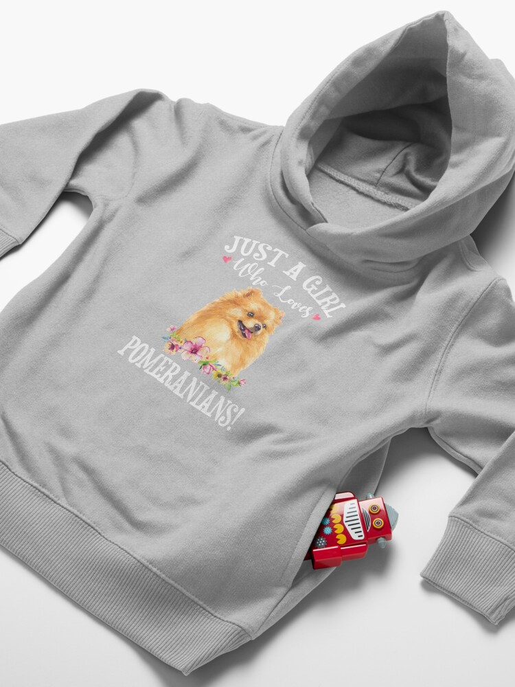 Alternate view of Pomeranian Toddler Pullover Hoodie