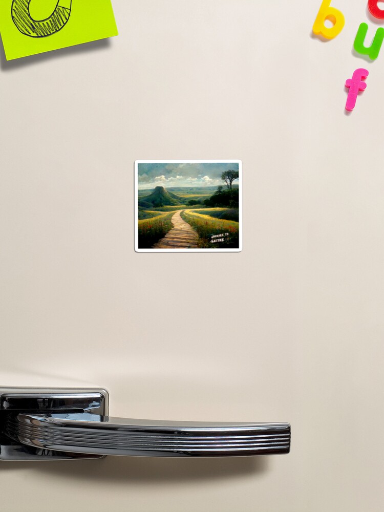 Thumbnail 1 of 3, Magnet, Peaceful Plains designed and sold by JourneytoSecure.