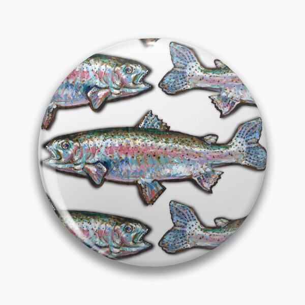 Item preview, Colorful Rainbow Trout Design designed and sold by elfeather.