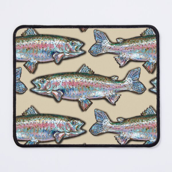 Item preview, Colorful Rainbow Trout Design designed and sold by elfeather.
