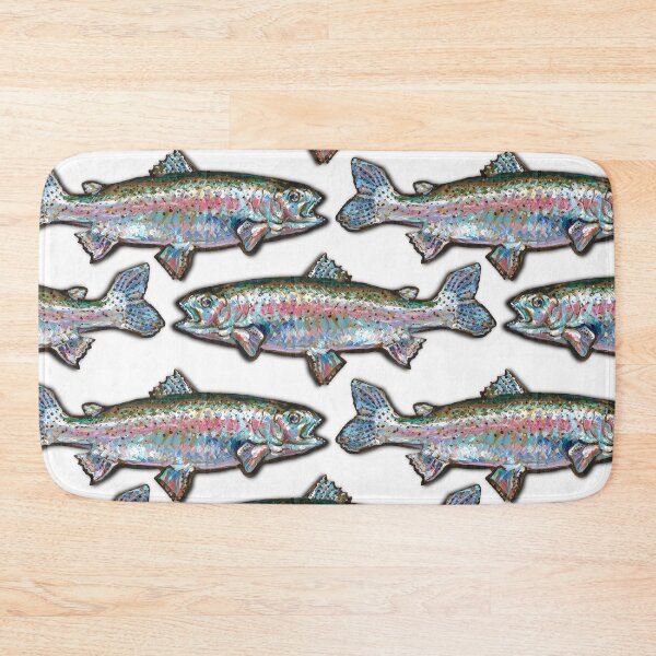 Item preview, Colorful Rainbow Trout Design designed and sold by elfeather.