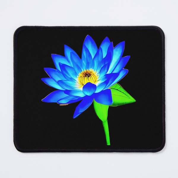 Item preview, Blue lotus flower artwork designed and sold by gramizzia.