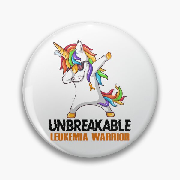 Item preview, Leukemia Awareness - Unicorn Leukemia Warrior Ribbon UNBREAKABLE designed and sold by Fernandezf.