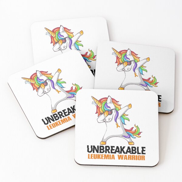 Item preview, Leukemia Awareness - Unicorn Leukemia Warrior Ribbon UNBREAKABLE designed and sold by Fernandezf.