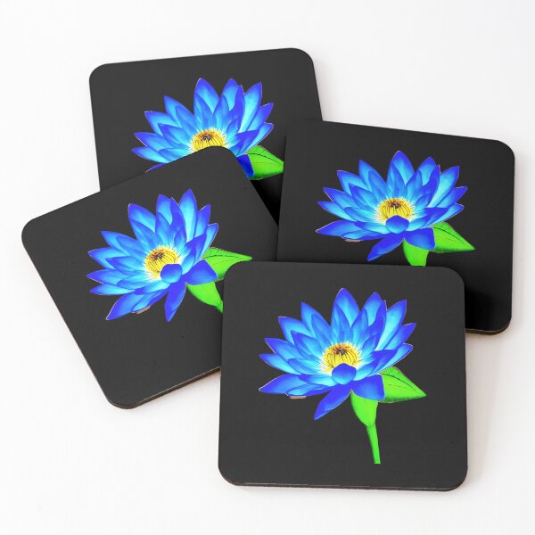 Item preview, Blue lotus flower artwork designed and sold by gramizzia.