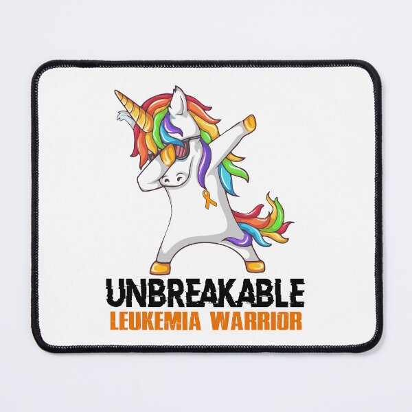 Item preview, Leukemia Awareness - Unicorn Leukemia Warrior Ribbon UNBREAKABLE designed and sold by Fernandezf.