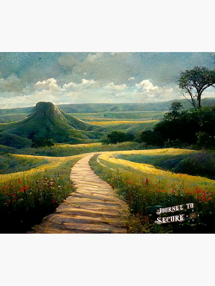 Thumbnail 5 of 5, Mouse Pad, Peaceful Plains designed and sold by JourneytoSecure.