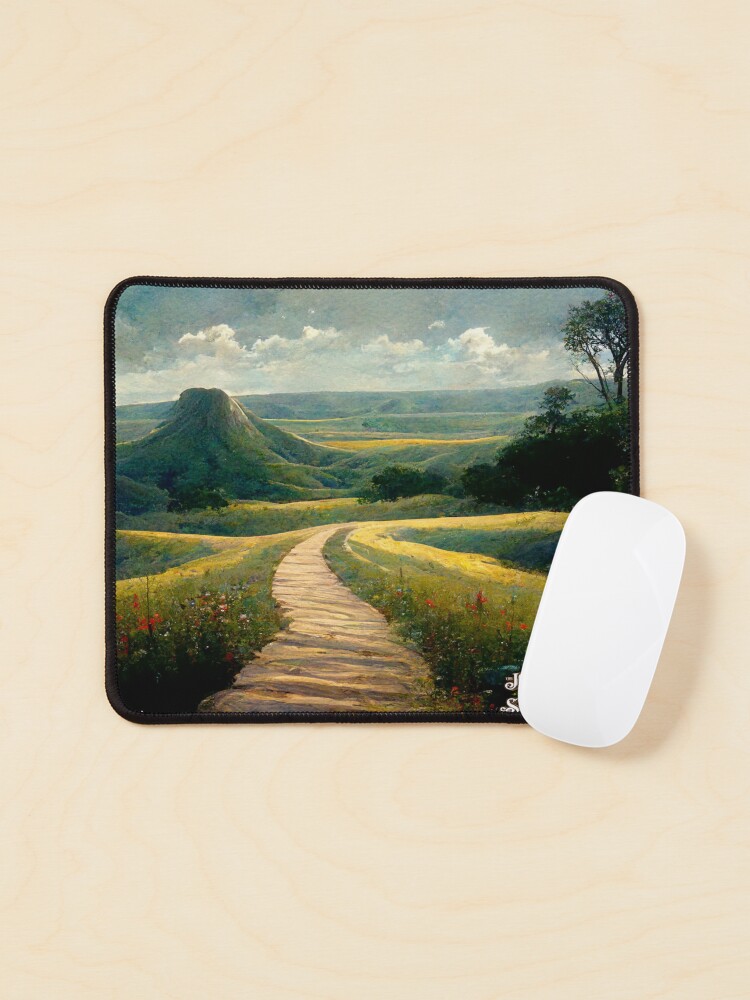 Thumbnail 1 of 5, Mouse Pad, Peaceful Plains designed and sold by JourneytoSecure.