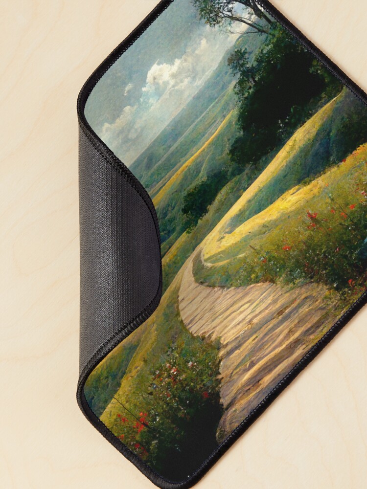 Thumbnail 2 of 5, Mouse Pad, Peaceful Plains designed and sold by JourneytoSecure.