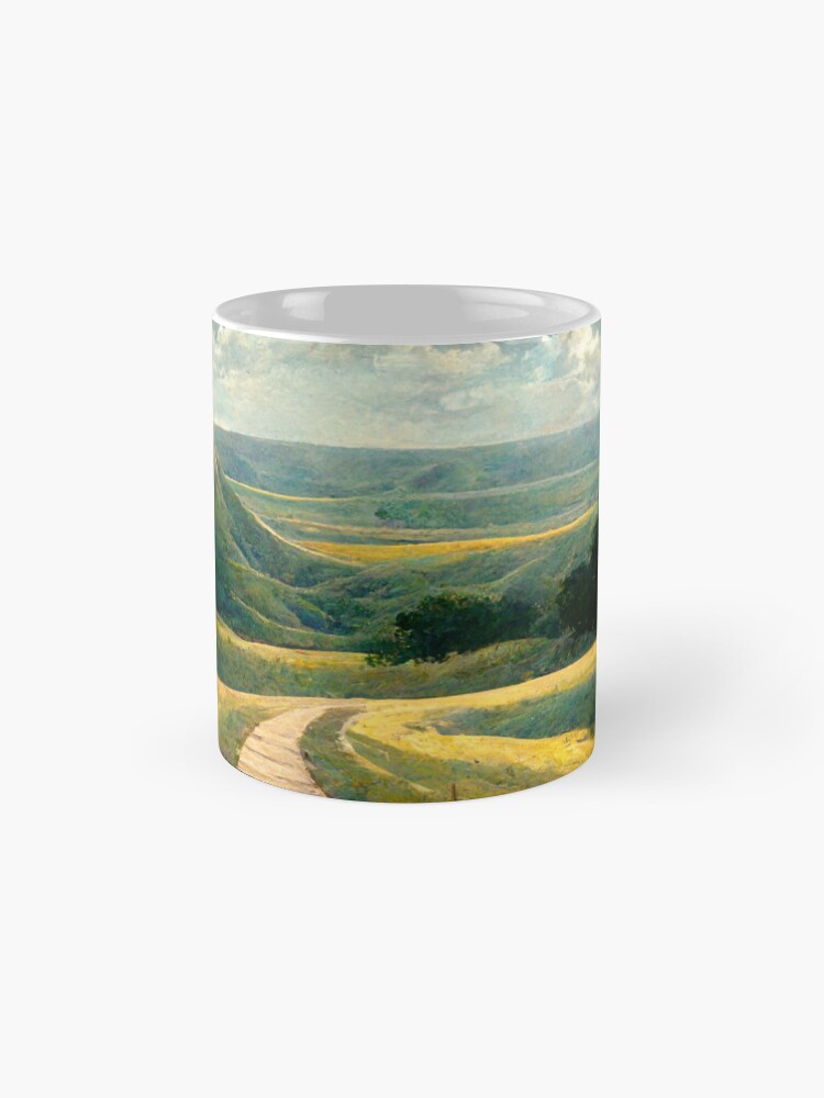 Thumbnail 4 of 6, Coffee Mug, Peaceful Plains designed and sold by JourneytoSecure.