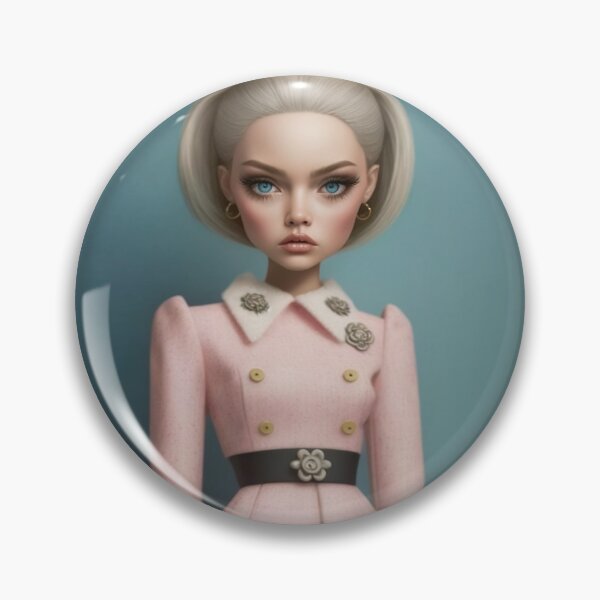 Item preview, Blonde Girl with pink Coat designed and sold by AliceMonberCom.