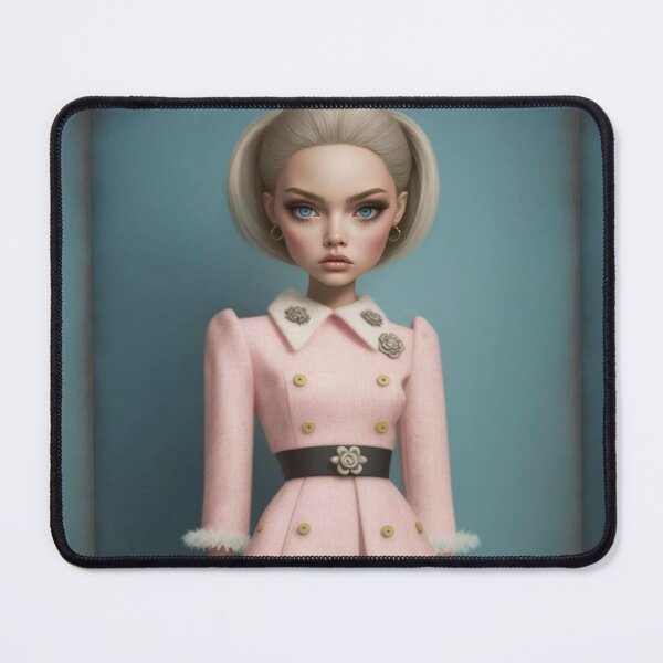 Item preview, Blonde Girl with pink Coat designed and sold by AliceMonberCom.