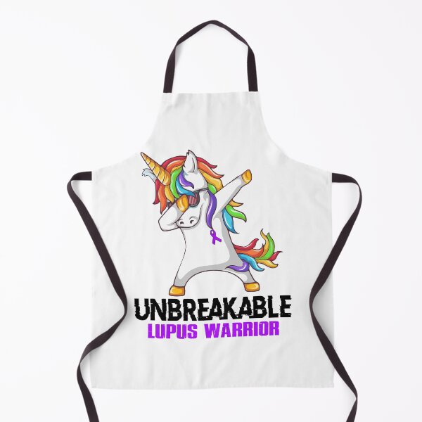 Item preview, Lupus Awareness - Unicorn Lupus Warrior Ribbon UNBREAKABLE designed and sold by Fernandezf.