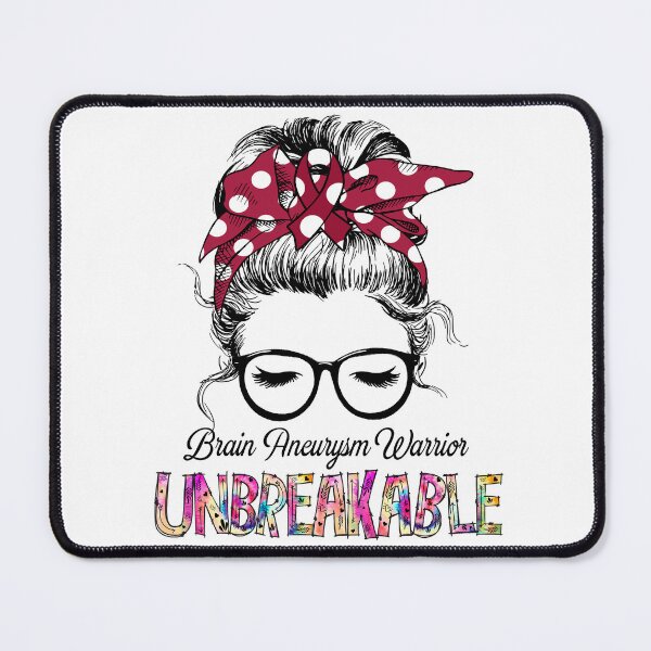 Item preview, Brain Aneurysm Warrior - UNBREAKABLE - Brain Aneurysm Ribbon designed and sold by Tifrop.
