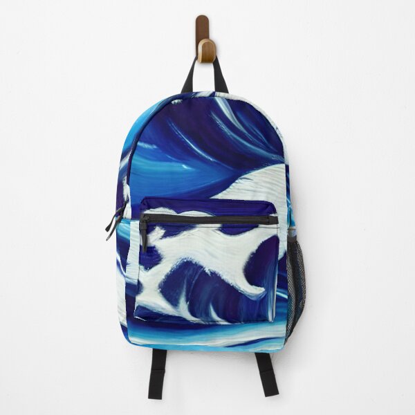 Item preview, Blue Huge Wave Art ,Boho Decor Art, Ocean Spiritual Art designed and sold by viewgraphics.