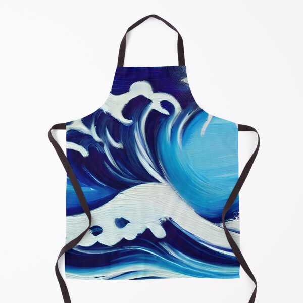 Item preview, Blue Huge Wave Art ,Boho Decor Art, Ocean Spiritual Art designed and sold by viewgraphics.