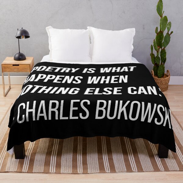 Item preview, Charles Bukowski Quote designed and sold by Texterns.