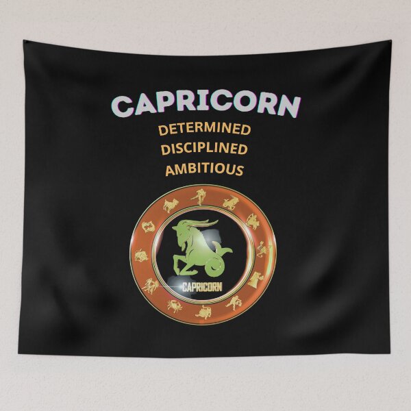 Item preview, Capricorn: Determined, Disciplined, Ambitious designed and sold by Planet Agora.