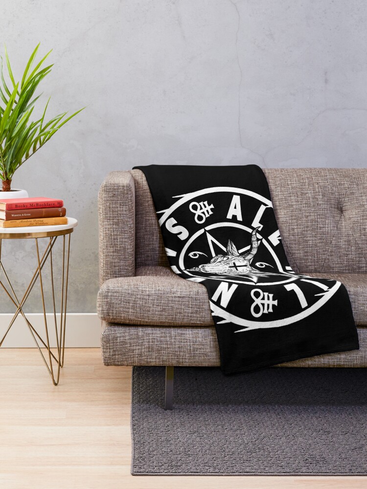 All Hail Satan Home Decor newest | Occult Daily Life 666 Satanic Woven Blankets