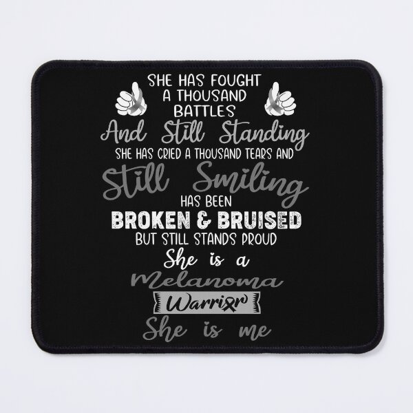 Item preview, Melanoma Warrior SHE IS ME - Support Melanoma Fighter Gifts designed and sold by Berriosly.