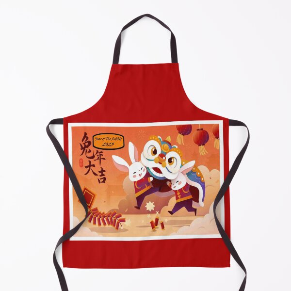 Item preview, Year of The Rabbit : Chinese Dragon 2023 New Years Print designed and sold by posterbobs.