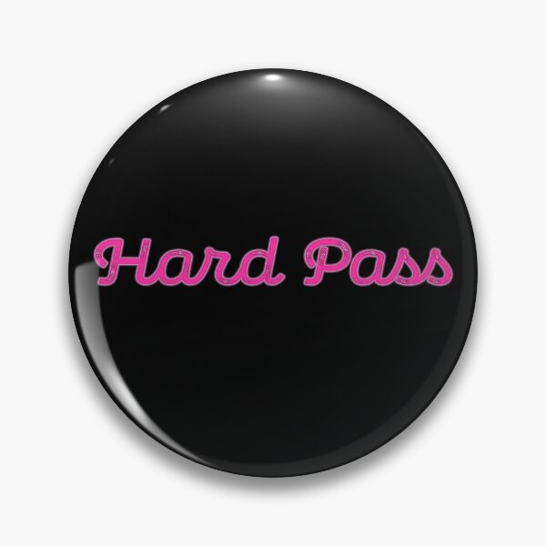 Item preview, Hard Pass (hot letters) designed and sold by Signs for Dark Times.