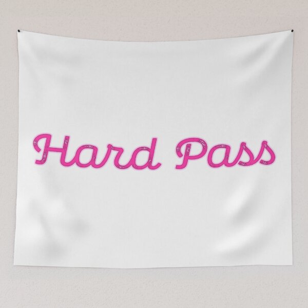 Item preview, Hard Pass (hot letters) designed and sold by Signs for Dark Times.