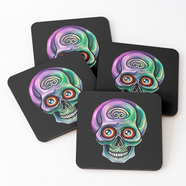 Item preview,  COLORFUL  SKULL - WATERCOLOR PAINT  designed and sold by DanaMire.