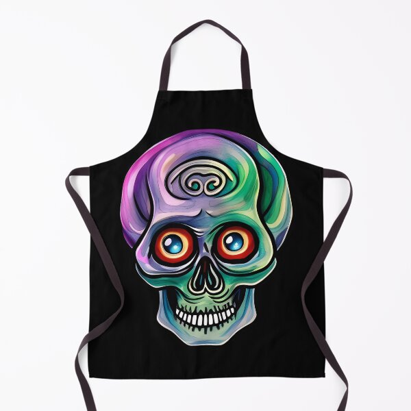 Item preview, COLORFUL SKULL - WATERCOLOR PAINT designed and sold by DanaMire.