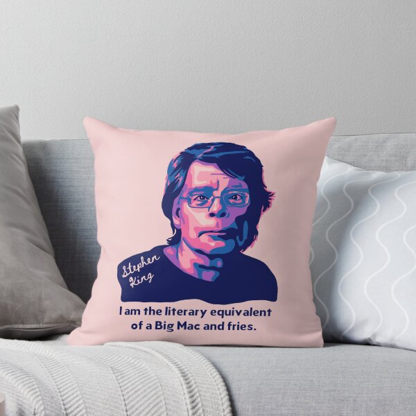 Item preview, Stephen King Portrait and Quote designed and sold by Unhinged Heather.