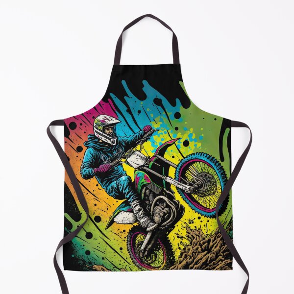 Item preview, Dirt Bike With colorful Paint Splash Design designed and sold by KoolArtDistrict.